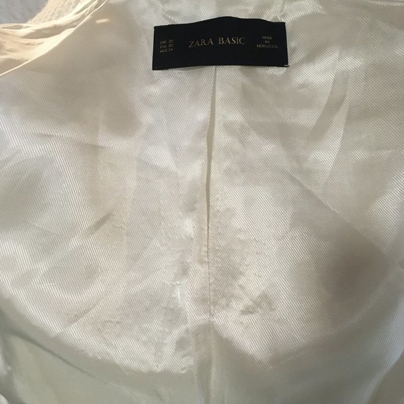 Zara Basic Waffle Knit Sweater Jacket - Picture 7 of 7